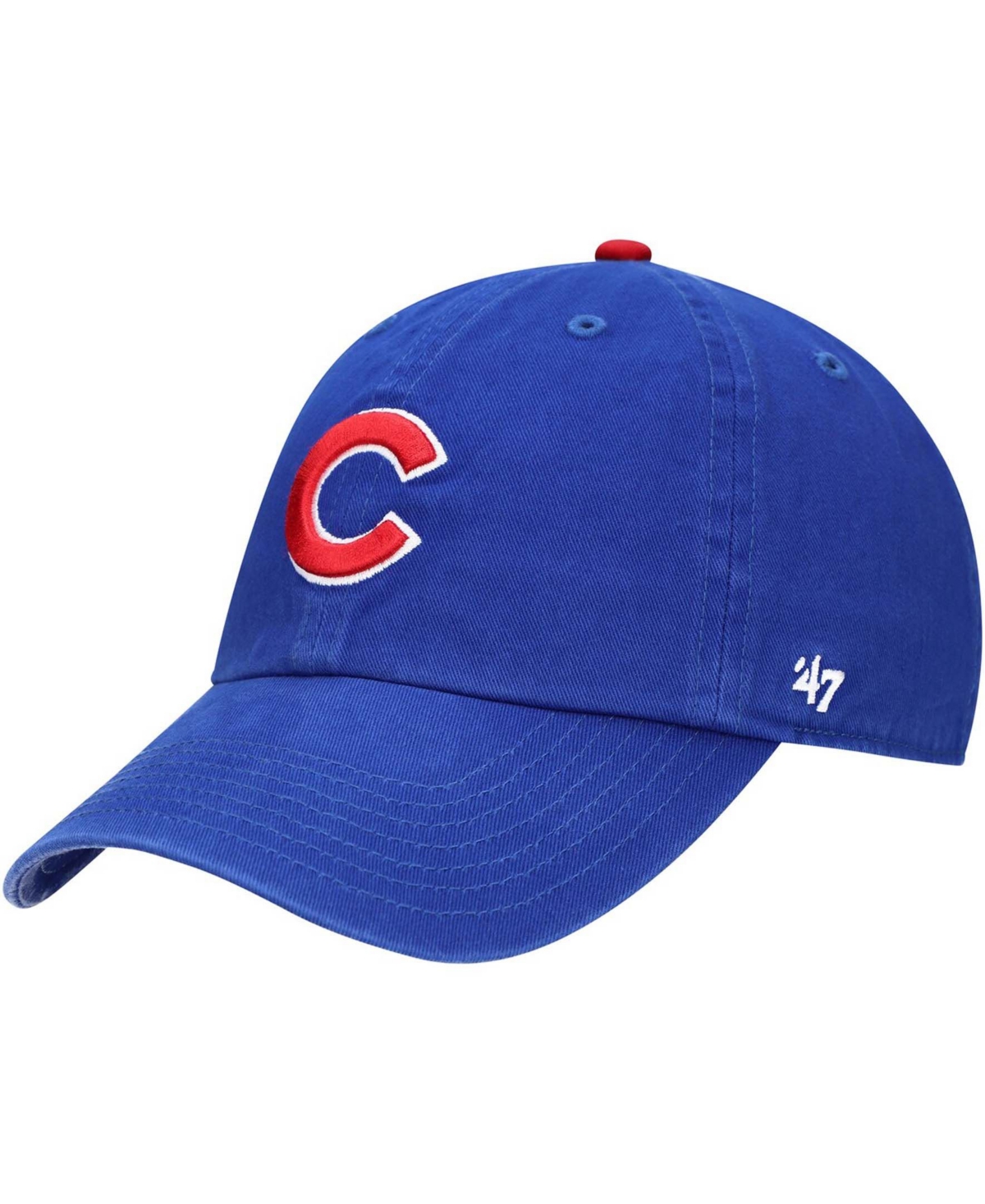 47 Brand Kids' Boys Royal Chicago Cubs Team Logo Clean Up Adjustable Hat