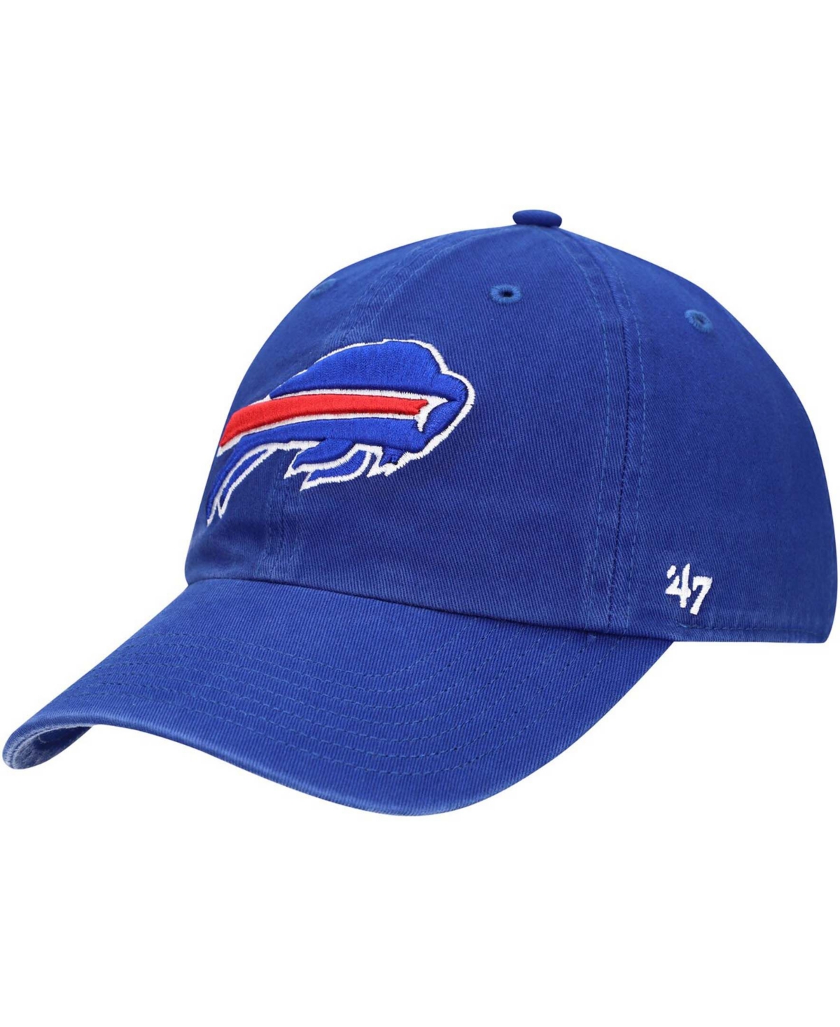 47 Brand Kids' Boys Royal Buffalo Bills Logo Clean Up Adjustable Hat