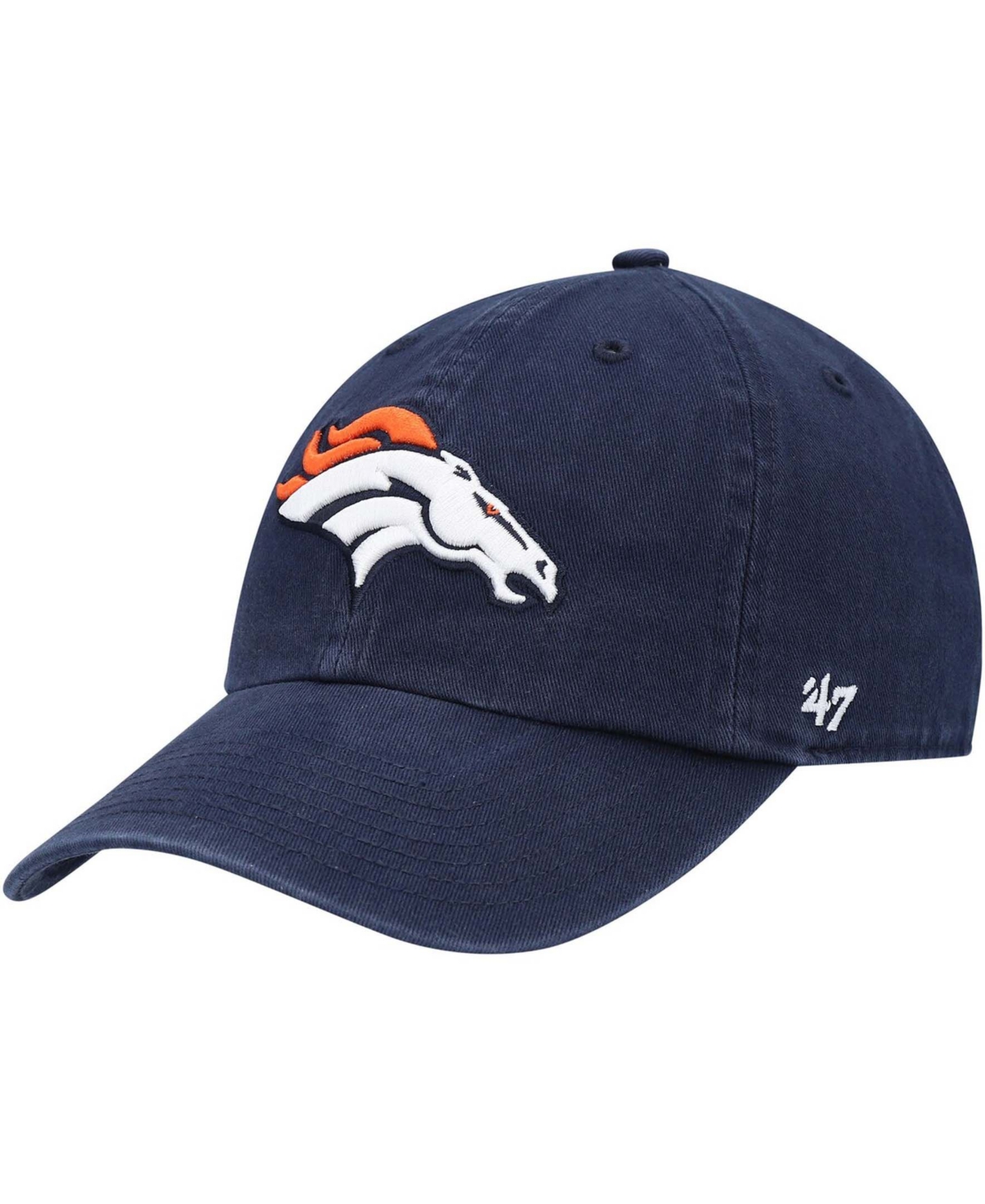 47 Brand Kids' Boys Navy Denver Broncos Basic Mvp Adjustable Hat