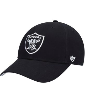 INFANT Las Vegas Raiders '47 Black Basic MVP Adjustable Hat