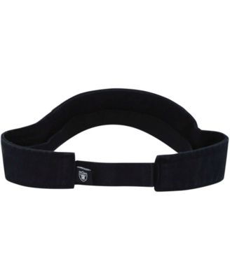 Men's Black Las Vegas Raiders Clean Up Visor