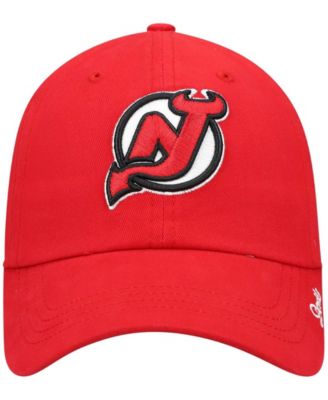 Women's Red New Jersey Devils Team Miata Clean Up Adjustable Hat