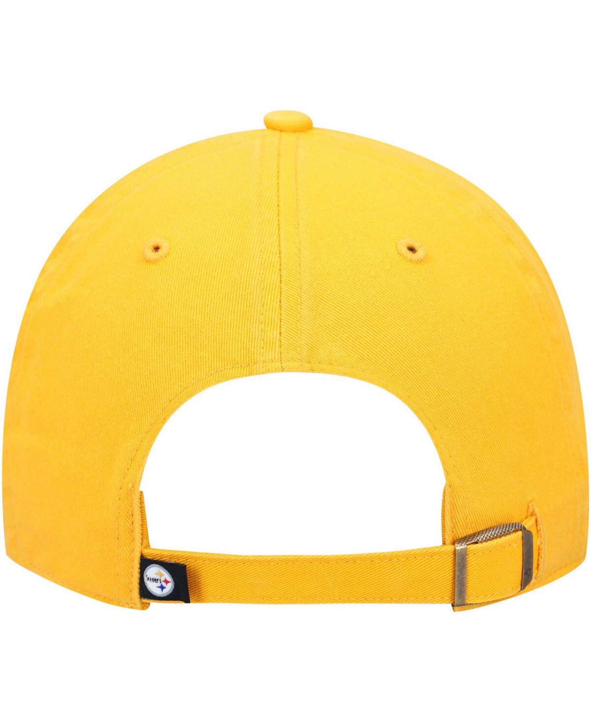 Men's Gold Pittsburgh Steelers Clean Up Alternate Adjustable Hat