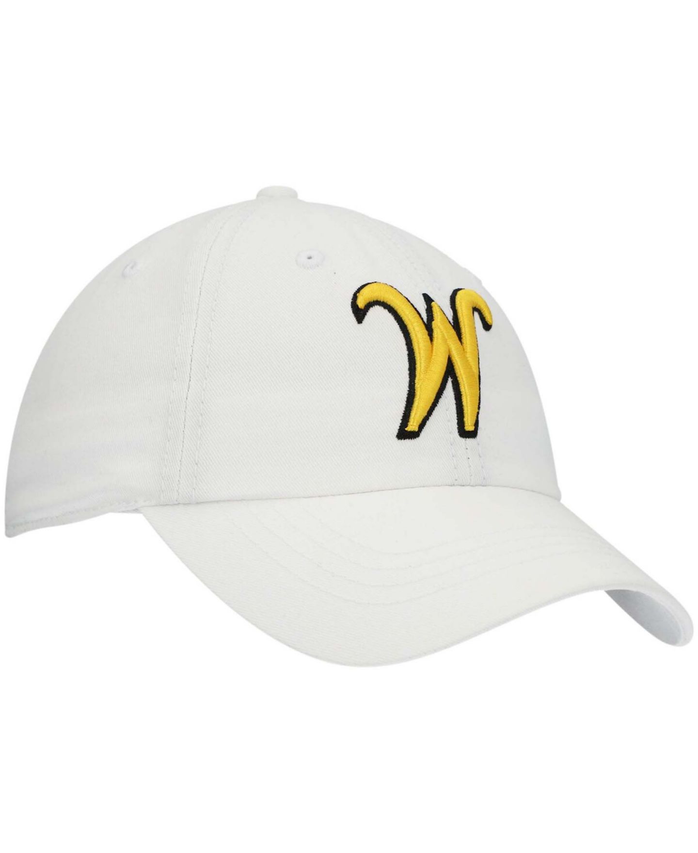 Женская кепка '47 Brand White Wichita State Shockers Miata Clean Up Adjustable Hat — фото 4