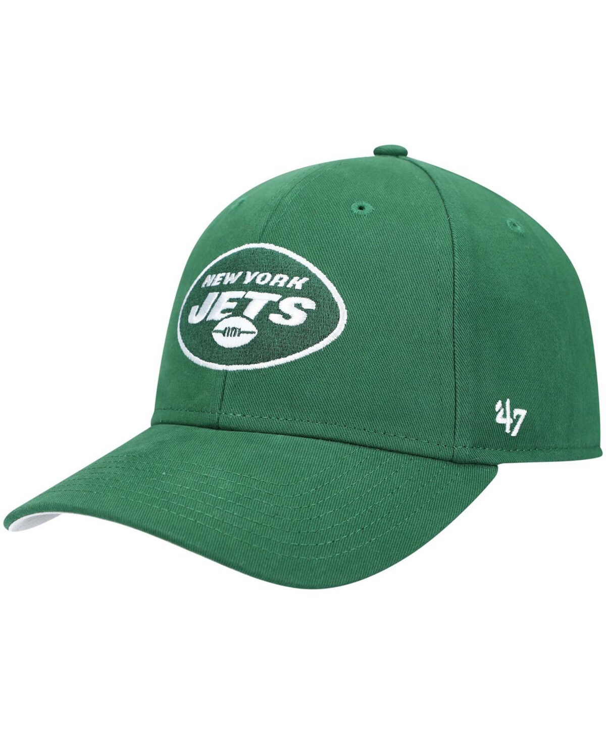 47 Brand Little Boys And Girls Green New York Jets Basic Team Mvp Adjustable Hat In Green