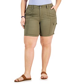 Plus Size Cargo Shorts, Created for Macy's