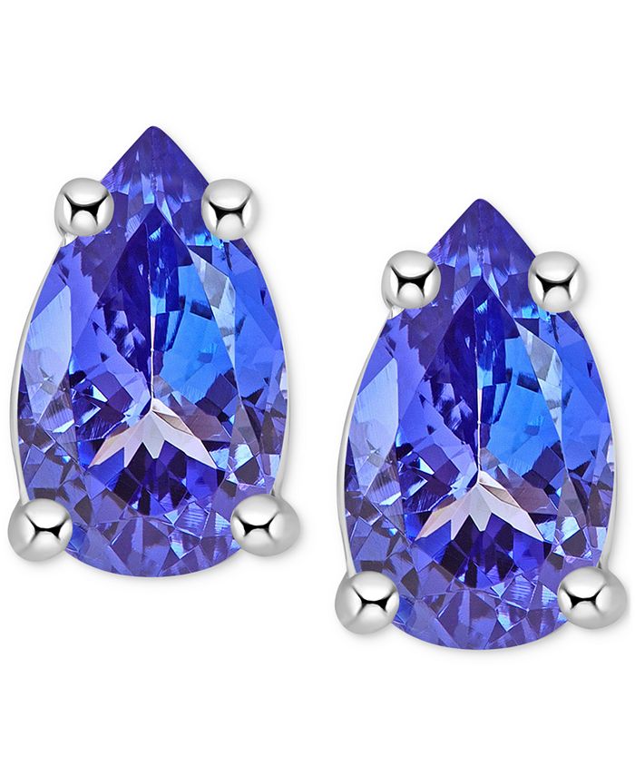 Tanzanite shop earrings macy's