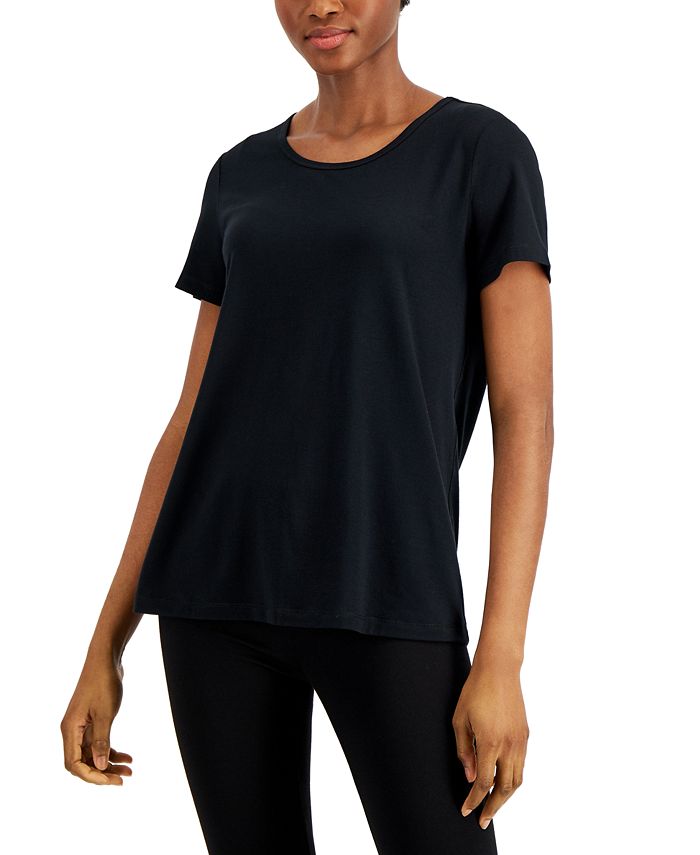 ID Ideology Womens Active Mesh Back T-Shirt, Created for Macy's - Macy's