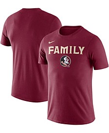 Men's Garnet Florida State Seminoles Family T-shirt