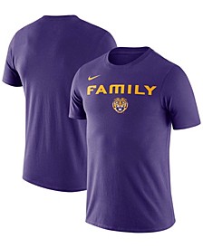 Men's Purple LSU Tigers Family T-shirt