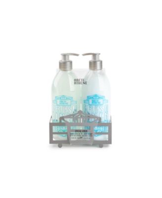 Arete & Athene - Hand Soap & Lotion in Marquise Art Deco Caddy - Fresh Linen