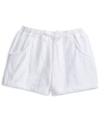 First Impressions - Toddler Girls Eyelet Shorts