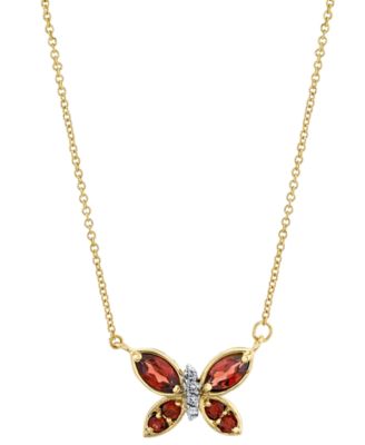 macy's garnet necklace