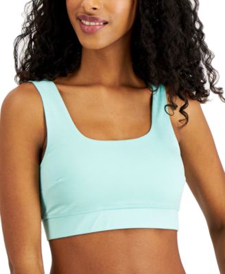Photo 1 of SIZE MEDIUM - Jenni Women's Sport Bra Bralette, Created for Macy's. Stay comfy all day in this pullover bralette from Jenni. Imported
Created for Macy's. Closure: Pullover styling. Straps: Fixed stretch straps. Support Level: Moderate support. Coverage: M
