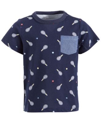First Impressions - Baby Boy Tennis-Graphic Shirt
