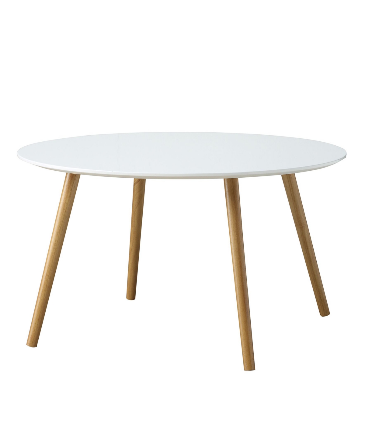 Convenience Concepts Oslo Round Coffee Table, Gray