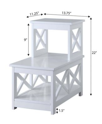 Oxford 2 Step Chairside End Table