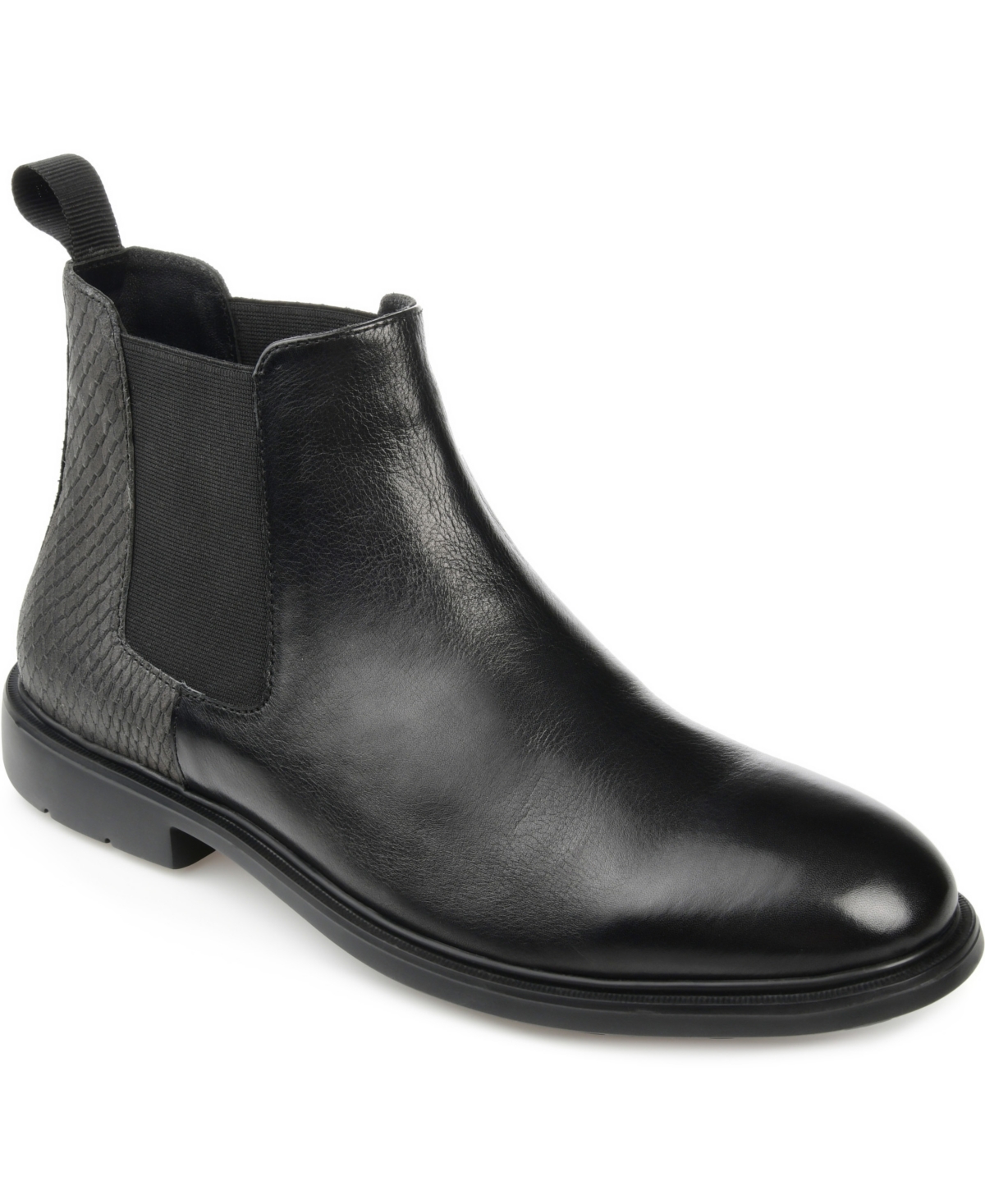 Men's Oswald Plain Toe Chelsea Boot - Cognac