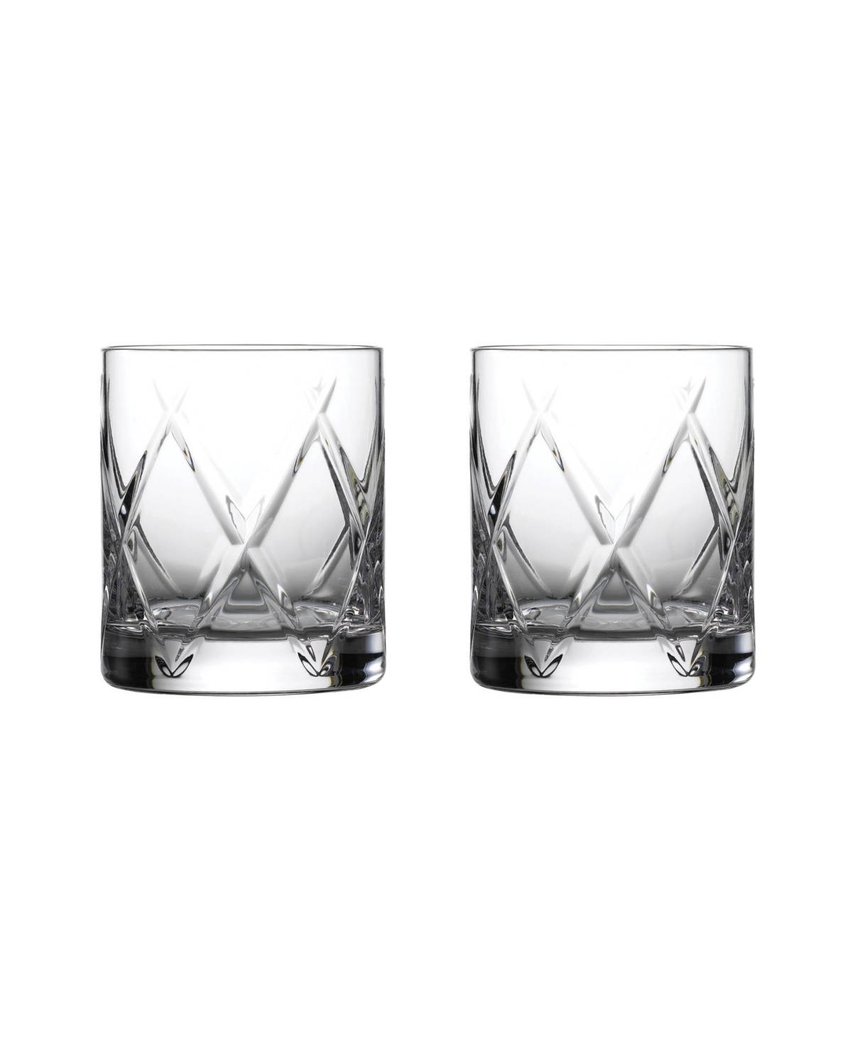 Waterford Connoisseur Olann Double Old Fashioned 11.5 Oz, Set Of 2 In Clear
