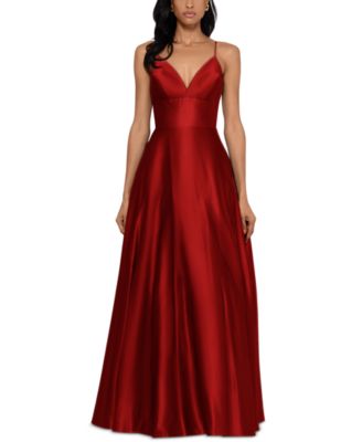 red prom dresses macys