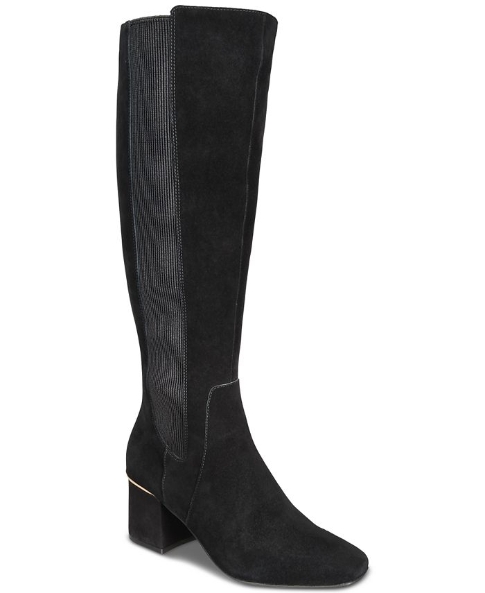 Alfani Women's Rae Block-Heel Dress Boots, Created for Macy's - Macy's