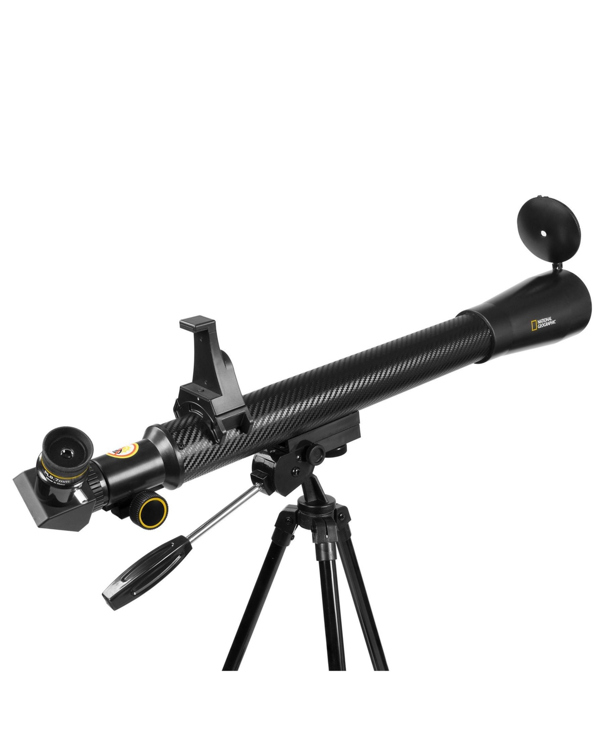 Shop National Geographic 50mm Refractor Telescope W/ App In Black
