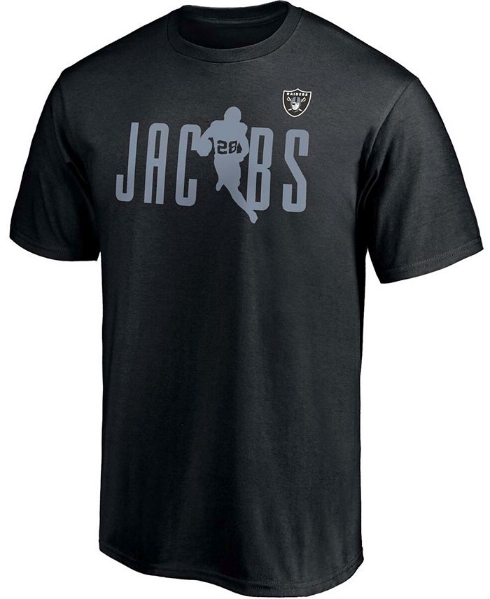 Fanatics Men's Josh Jacobs Black Las Vegas Raiders Checkdown Player