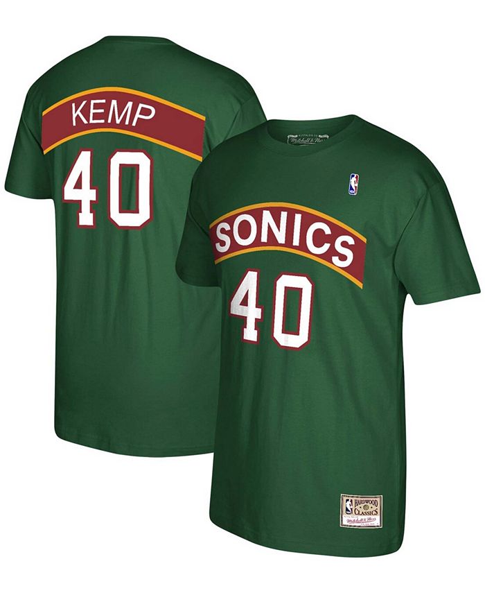 shawn kemp mitchell and ness t shirt