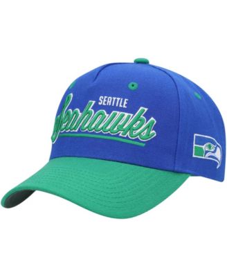 Big Boys and Girls Royal and Green Seattle Seahawks Retro Script ...