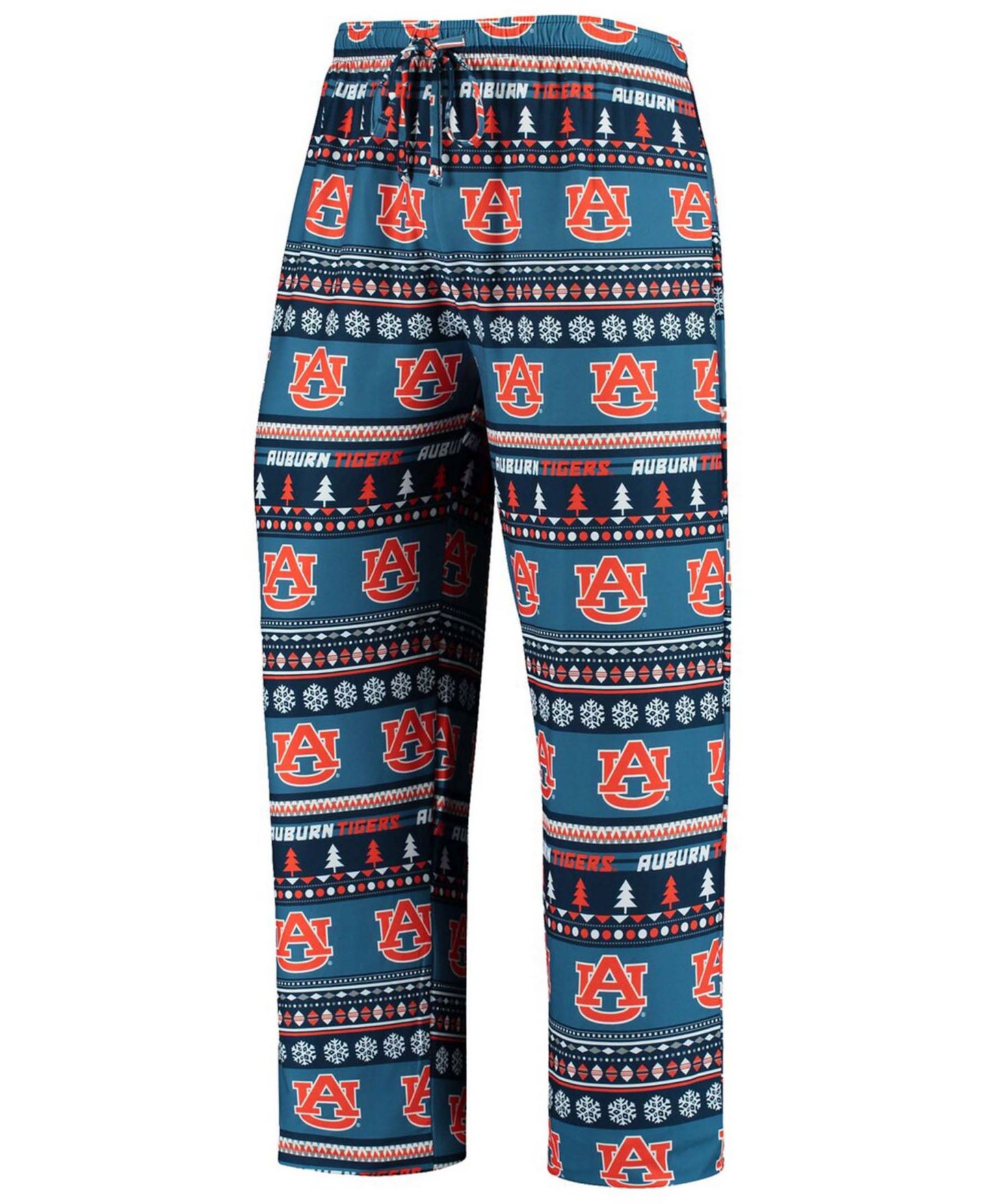 Мужская пижама Concepts Sport Auburn Tigers Ugly Sweater, Navy — фото 4