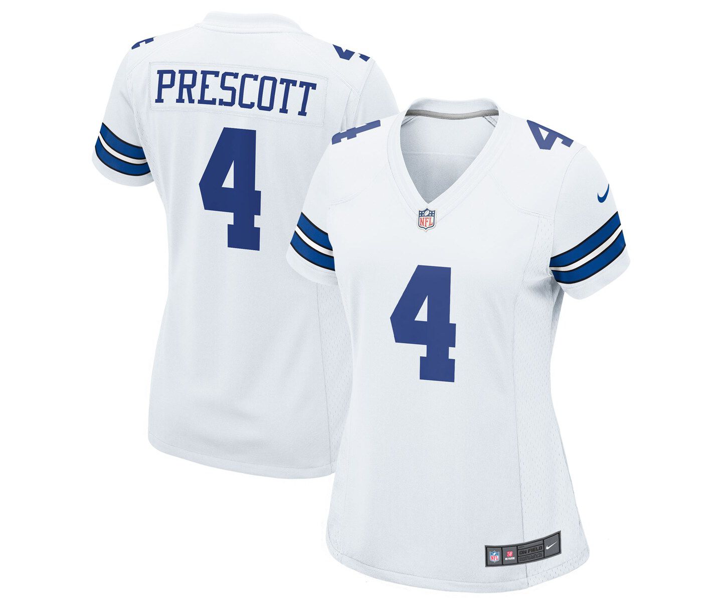 Женский топ Nike Dak Prescott Dallas Cowboys Team Game Jersey — фото 1