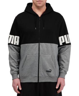 puma zip front hooded jacket