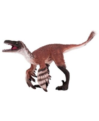 Mojo Realistic Dinosaur Troodon with Articulated Jaw Figurine