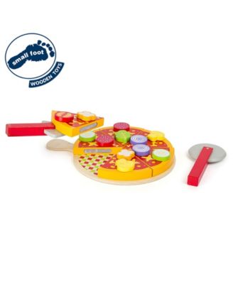 Small Foot Wooden Toys Pizza Cutting Playset, 21 Piece