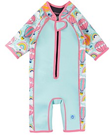 Toddler & Little Boys and Girls Shorty Wetsuit Swimsuit