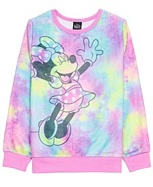 Minnie Yay Big Girls Pullover Sweatshirt