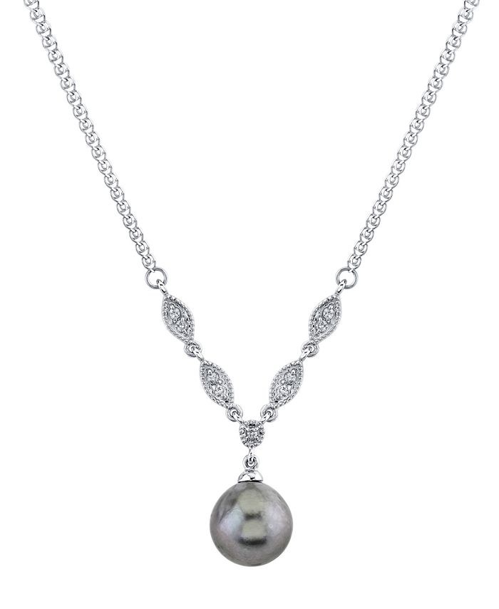 Macys tahitian cheap pearl necklace