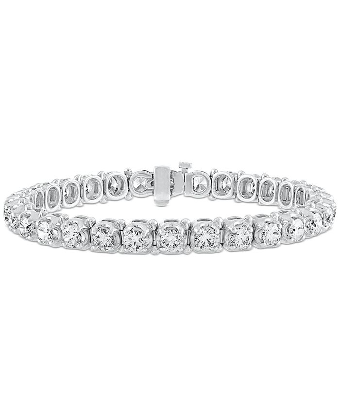 Macy's Diamond Tennis Bracelet (10 ct. t.w.) in 14k White Gold or 14k