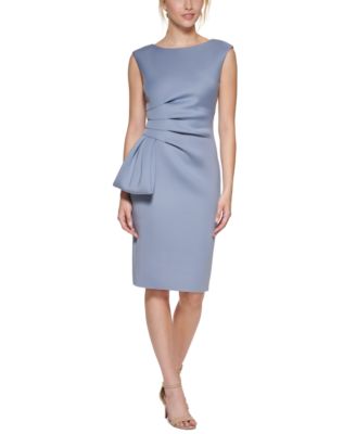 Eliza J Ruched Bow Bodycon Dress 
