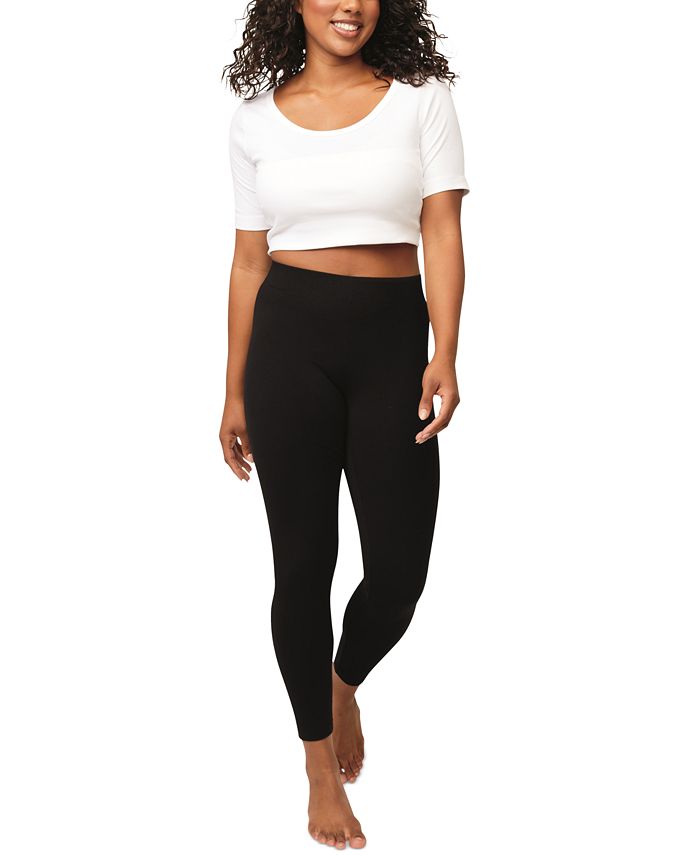 Hanes EcoSmart Classic Fitted Leggings & Reviews Pants & Capris Women Macy's
