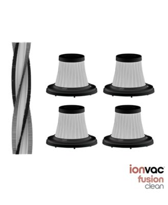 Tzumi - ionvac FusionClean Brush & Filter Replacement Kit, Six-Month Supply