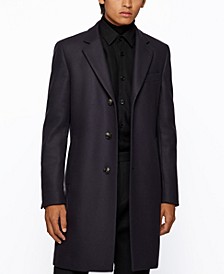 BOSS Men's Slim-Fit Formal Wool Coat