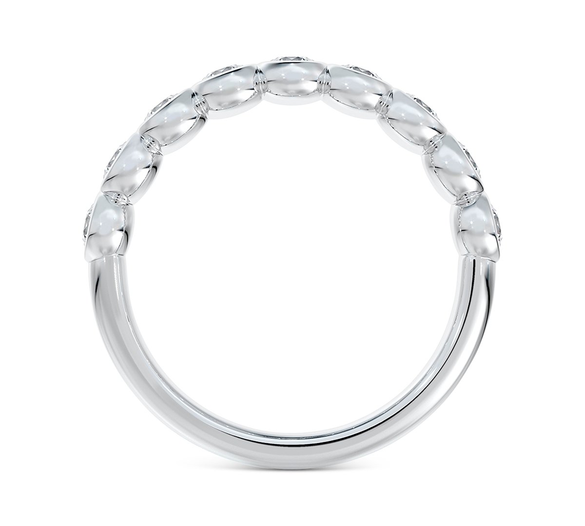 Portfolio by De Beers Forevermark Diamond Bezel Diamond Stackable Ring (3/4 ct. t.w.) in 14k White or Yellow Gold