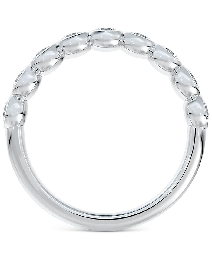 De Beers Forevermark - Diamond Bezel Diamond Stackable Ring (3/4 ct. t.w.)