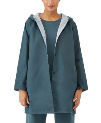 Eileen Fisher - Hooded Reversible Coat