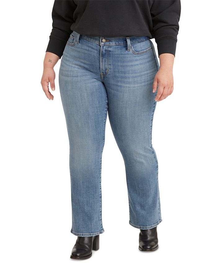 Levi's Trendy Plus Size Vintage Bootcut Jeans & Reviews - Jeans - Plus  Sizes - Macy's