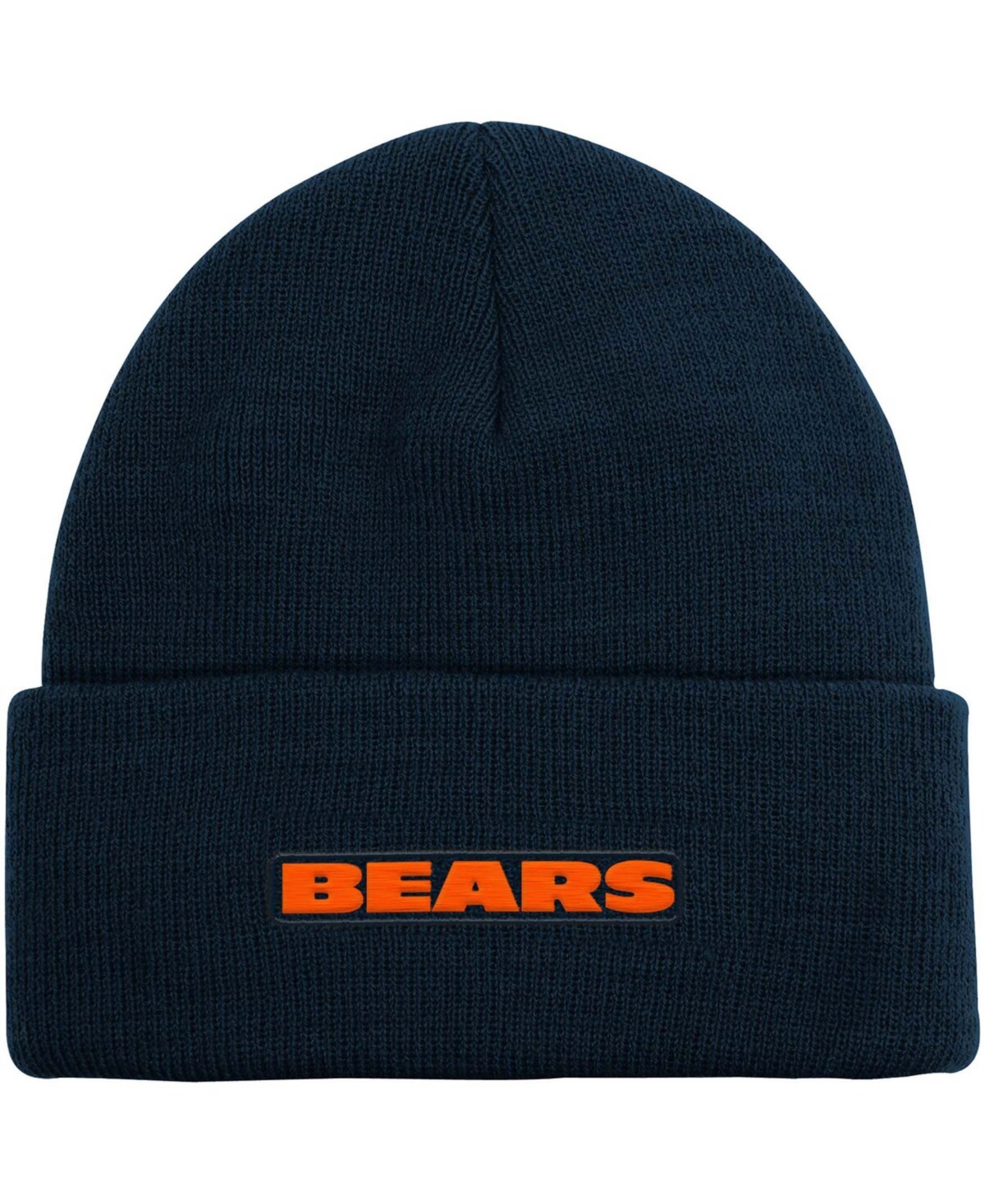 Shop Outerstuff Big Boys And Girls Navy Chicago Bears Basic Cuffed Knit Hat
