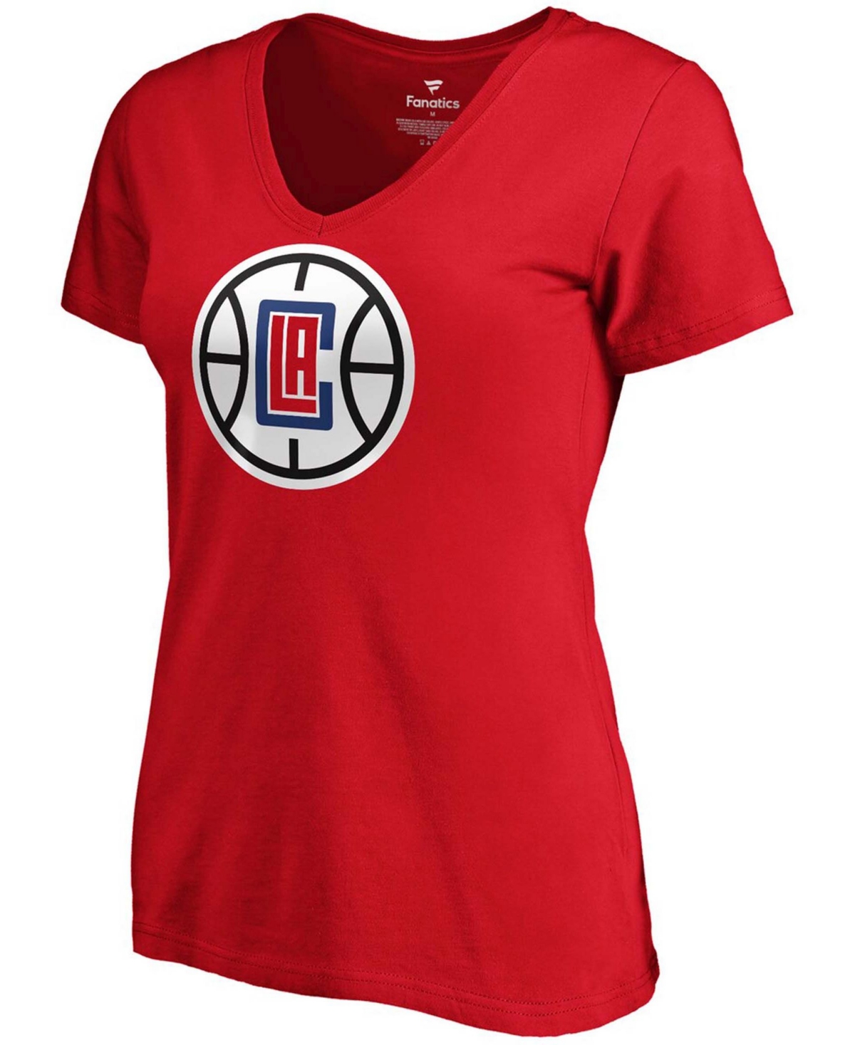 Women's Paul GeorgeLa Clippers Playmaker Logo Name Number V-Neck T-shirt - Red