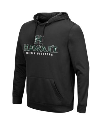Men's Black Hawaii Warriors Lantern Pullover Hoodie