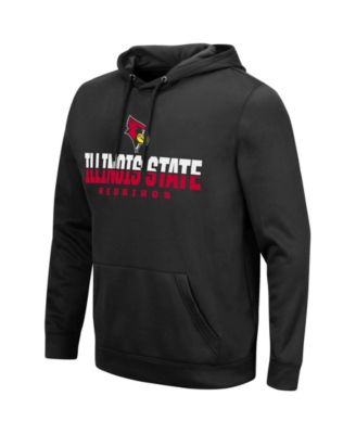 Men's Black Illinois State Redbirds Lantern Pullover Hoodie